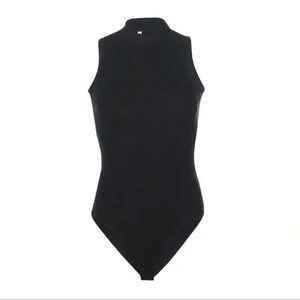 Black Sleeveless bodysuit‎